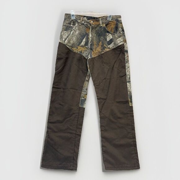 Wrangler Pro Gear Realtree Camo Double Knee Jeans Men's 32x30 Vintage - Picture 1 of 15